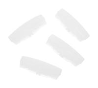 UKCOCO Toilet with Raised White with Anti-Slip Protection Seat Bumpers 4pcs Lasting Adhesion Self-Adhesive Abs Pads Edge Structure Easy DIY Application, for Bathroom and Home Use