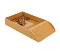 UKCOCO Turtle Bathing Bowl with Ramp - Spacious Reptile Water Dish and Basking Platform for Tortoises and Turtles Sturdy Plastic Turtle Pool 14.2 X 7.9 X 2.4 Inches Easy to Clean