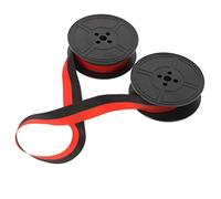 UKCOCO Twin Spool Typewriter Ribbon Replacement Nylon Ink Ribbon with Black and Red Colors Compatible with Vintage and Modern Mechanical Typewriters for Clear Printing