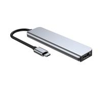 UKCOCO Type Usb Hub Ports Expansion Adapter for Phone Video Output Pd Fast Charging Multifunctional for Laptops and Tablets