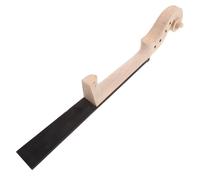 UKCOCO Unfinished Violin Neck Wood with Ebony Fingerboard 4/4 Size, Fine Craftsmanship Enhances Sound Quality, for DIY Violin Replacement Parts and Music Academy Teaching