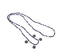 UKCOCO Unique Blue Eye Beaded Waist Chain Simple Evil Eye Body Chain for Women Minimalist Fashion Jewelry Elegant Belly Captivating Body Jewelry with