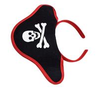 UKCOCO Unique Pirate Headband for Halloween Cosplay Party Lightweight Comfortable Hair Accessory Creative Role-playing Prop for Fun Photos for Themed Dress-up Events