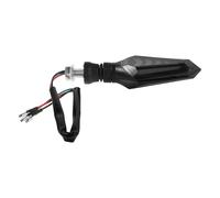 UKCOCO Universal and LED Motorcycle Signal Turn with 12v Lights Double-sided Flowing Indicators, Bright Illumination Multifunctional Use Abs Material for Motorbikes and Bikes