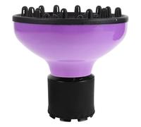 UKCOCO Universal Hair Diffuser for Hair Dryer Adjustable Airflow Plastic Blow Cover Salon Styling Attachment Purple Drying Cap Accessory