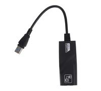 UKCOCO USB 3.0 to Ethernet Adapter, Gigabit Network Adapter, Driver-free USB Network Card with Rj45 Port, Sl lack Design for Laptop and PC Internet Access