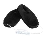 UKCOCO USB Electric Heating Shoes for Winter Non Skid Warm Footwear with Soft Wool Comfortable Heat Preservation Slippers for Home Office Dorm Winter Accessories Gift