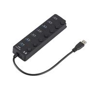 UKCOCO USB Hub Ports USB Splitter Adapter for Computer Laptop PC Tablet Connector Use in Home Office Work