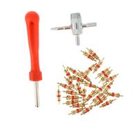 UKCOCO Valve Core Remover Tool with Durable Shaft Multifunctional Tire Repair and C Maintenance Kit for Cars Bikes Trucks and Electric Vehicles