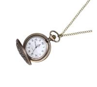 UKCOCO Vintage and Quartz Classic Pocket Watch Hollowed-Out Zinc Alloy Case, Easy to Read Delicate Design, Golden Retro Pocket Watch Necklace Suitable for Men and Women