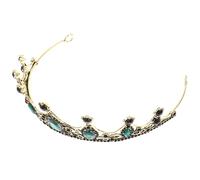 UKCOCO Vintage Baroque Hollow Crown Headpiece for Women Crystal Tiara for Wedding and Party Accessories Elegant Headdress for Brides and Girls