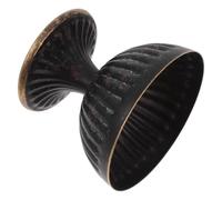 UKCOCO Vintage Black Iron Pedestal Flower Vase Shatterresistant Classic