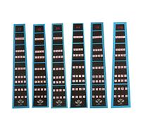 UKCOCO Violin Fingerboard Sticker 1/2 Size, Intonation Fret Marker Labels for Beginner Finger Guide, Removable Sticker for Violin Practice and Finger Position Assistance