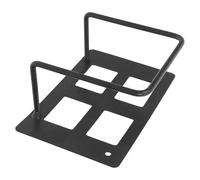 UKCOCO Wall Mounted Weight Scale Holder Easy Access Gym for Bathroom, Black Iron Kitchen Scale Holder Wall Organizer with Damage Free Installation, Space Saving Design 6x4x2.2