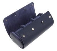 UKCOCO Watch Roll Case: 3 Slots Watch Organizer PU Leather Watch Display Box Elegant Watch Storage Case Dust- Proof Watch Case Portable Travel Carrying Watch Pouch for Wristwatches