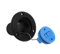 UKCOCO Water Inlet Fittings Rv Black Tank Cap Plastic Fresh Water Hatch Cover Leak Durable Deck Filler for Boats Yachts and Motorhomes Easy Installation