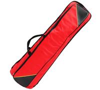 UKCOCO Water-resistant Oxford Cloth Trombone Bag Front Pocket and Creative Design, Portable Protective Case for Musical Instrument Storage and Gig Use in Red
