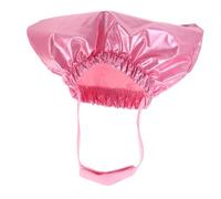 UKCOCO Waterproof Red M Pet Shower Cap with Ear Covers for Dogs and Cats Bathing Hair Accessory to Protect Ears from Water Reusable Pet Bath Hat