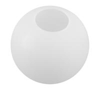 UKCOCO Waterproof Shatterproof White Frosted Globe Lamp Shade 20cm Pe Ceiling Light Cover Decorative Pendant Dome for Home and Commercial Use