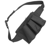 UKCOCO Waterproof Tool Belt with Adjustable Waist Strap Lightweight Cloth Gardening Tool Pouch Featuring Three Shallow Grilling Pockets for Outdoor Gardening