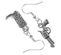 UKCOCO Western Cowgirl Earrings for Women Dangle Statement Jewelry Unique Design for Cosplay Masquerade and Various Occasions