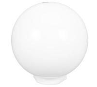 UKCOCO White Acrylic Globe for Outdoor Lamp, Spherical Lampshade 20 cm, Dustproof and Waterproof Cover, Garden Lamp Post Accessories 20.00X20.00X20.00CM