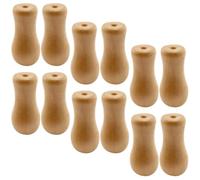 UKCOCO Window Blind Cord Pull Knobs Wooden Replacement Parts for Roller Shades 12Pcs Suitable for Bedroom and Living Room