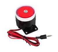 UKCOCO Wired Mini Horn Alarm for Home Security Systems Low Power Theft Siren with Plastic Housing for Office Shop Use Reliable Sound Alarm