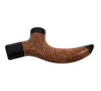 UKCOCO Wood Cork Hiking Pole Handle Replacement Grip for Trekking and Walking Sticks, Portable Outdoor Cane Handle Accessory, Compatible with 18mm Tubes, Natural Color