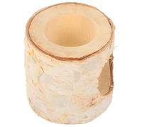 UKCOCO Wood Hamster Hideout Tunnel for Small Animals Chewable Birch Wood Hamster Tunnel with Breeding Opportunities and Hideout Playpen