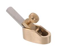 UKCOCO Wood Planer Mini Japanese Finger Planer 1.77X0.98X0.59In Brass Metal Sturdy Hand Tool for Manual Smoothing in Violin Manufacturing and Repair