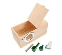 UKCOCO Wooden Bird Nest Box Parakeet Breeding Box Birdcage Nesting for Parrots Bird House
