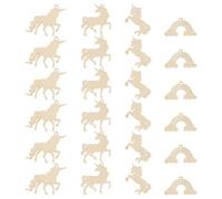 UKCOCO Wooden Cutouts Simple Design with Blank for Crafts Khaki with Delicate Woodwork for Craft Projects and Wedding Ornaments