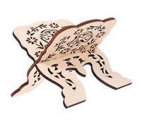 UKCOCO Wooden Desk Book Stand Smooth Surface Angle Compact for Quran Bible Reading Holder Home Book Rack Ramadan Eid Mubarak Prayer Display