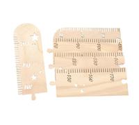 UKCOCO Wooden Growth Chart Ruler for Kids with Charming Star Shapes, Wall Hanging Height Measurement Chart for Nursery Room or Festival, Children Room Decor for Boys and Girls