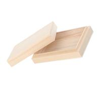 UKCOCO Wooden Poker Cards Box with Lid Universal Playing Card Storage Case Natural Pine Wood Deck Holder and Travel