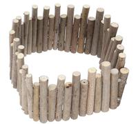 UKCOCO Wooden Retains Material Original Natural Wood Smell Fence for and Bite-resistant Decoration Ornament Hamster Pet Little Birds Cage Desktop