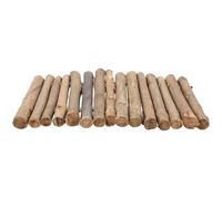 UKCOCO Wooden Stick Reptile Hideout with Turtle Climb Platform and Reptile Hiding Cave, DIY Habitat Shelter for Bearded Dragons and Geckos in Terrarium Landscaping