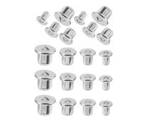 UKCOCO Woodworking Dowel Pin Locator Tool Set in Silver Steel, Not Easy to Rust, Accurately Aim Drill Holes for Precise Woodworking Drilling Guide and Alignment