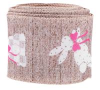 UKCOCO Wrapping Ribbon Colorful Flexible Wired Edge Iron Wire and Flax Material Easy to Use Spring Ribbon for Craft and Decoration Projects