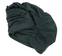 UKCOCO Wrinkle Swim Cap for Long Hair Comfortable Large Swimming Hat with Ear Protection Military Green Lightweight Flexible Bathing Cap for Women Men Adults