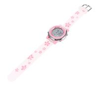 UKCOCO Wristwatch Steel Flower Creative Stainless Material Pattern Water Waterproof Electronic with 3 ATM Resistance for Boys and Girls Suitable for School and Outdoor Activities