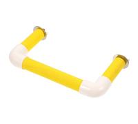 UKCOCO Yellow Pvc Bird Perch Stand for Parrots and Finches, Parrot Designed to Keep Pet Birds Entertained and Develop Balance Skills, Suitable for Use the Cage