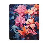 UKCZZLMSQ Colorful Tropical Plant Leaves Printed Comfortable Mouse Pad â€“ Mouse Pad with Non-Slip Rubber Base, for Office, Home & Laptop 7 x 8.6 in