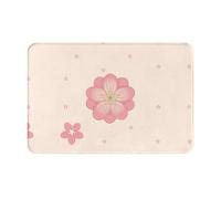 UKCZZLMSQ Little pink cherry blossoms Printed Front Door Mat – Non-Slip Waterproof Welcome Rug with Stain & Fade Resistant Design