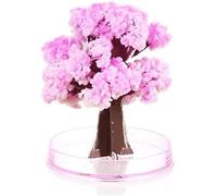UKD Sakura Cherry Blossom Romantic Crystal Magic Christmas Tree Paper Flowers Bonsai