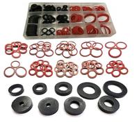 UKDD® 141pc Sealing Washer Set Rubber & Fibre Washer Assorted Set Kit Plumbing Plumber