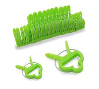 UKDD® 20Pc Garden Plant Support Spring Clips Clamps Plant Clips