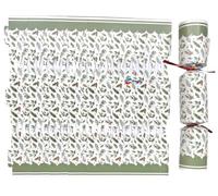 UKDD® 6pc Make and Fill Your Own Festive Seasonal Christmas Party Royle Cracker Craft Kit Own DIY (Holly Leaf & Berry - White)