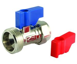 UKDD® Washing Machine, Dishwasher Appliance Valve Tap 15mm x 3/4" Straight Valve